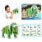 Konstruktors 3D Foam Blocks Dinosaur Triceratops Model 63pcs 43544