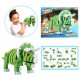 Konstruktors 3D Foam Blocks Dinosaur Triceratops Model 63pcs 43544
