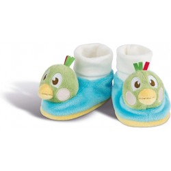 Nici Fritz der Spatz Plush Baby shoes with rattle 43944
