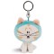 Suvenīrs atslēgu piekariņš Nici plusch keychain Pat the dog cat hoodie 9cm 44238