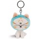 Suvenīrs atslēgu piekariņš Nici plusch keychain Pat the dog cat hoodie 9cm 44238