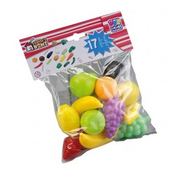 Spēļu virtuves komplekts produkti Happy People Fruit and Vegetables Play Set 17 pcs 450004