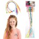 Matu sprādzes GLAMOUR&SHINE 6xLock of hair with hearts on hair clip 45850A