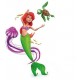 Uzlīmes MERMAIDS Wall deco stickers XXL sheet Mermaid 46145A