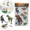 Sienas uzlīmes WORLD OF DINOSAURS Wall deco stickers XXL 46146A 