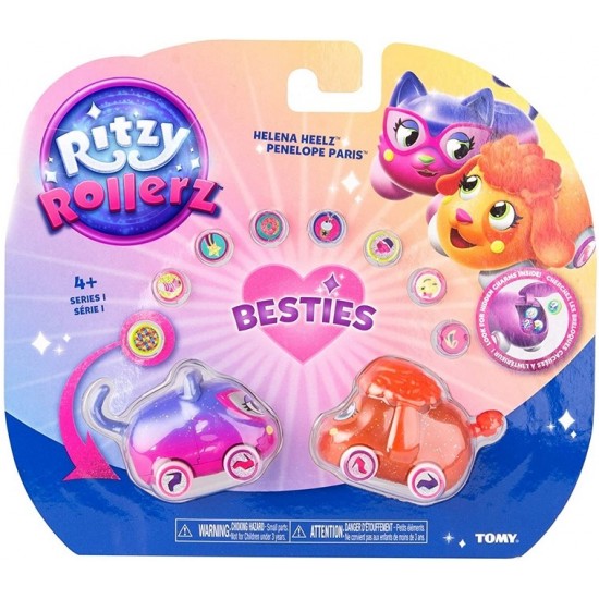Spēļu komplekts Tomy Ritzy Rollerz Besties Cat&Dog 17x20cm 46809
