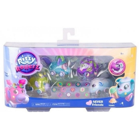 Spēļu komplekts Tomy Ritzy Rollerz 4Ever Friends 4- Pack 15x32cm 46880