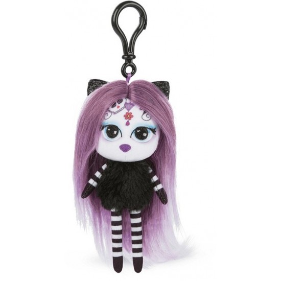 Mīksta rotaļlieta lelle - piekariņš Nici Pixidoos Plush Doll with bagclip 14cm Sunli 47501
