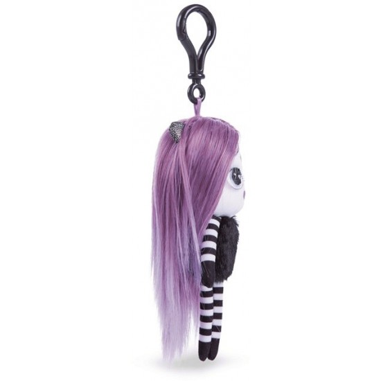 Mīksta rotaļlieta lelle - piekariņš Nici Pixidoos Plush Doll with bagclip 14cm Sunli 47501