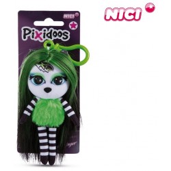 Mīksta rotaļlieta lelle - piekariņš Nici Pixidoos Plush Doll with bagclip 14cm Bami 47502