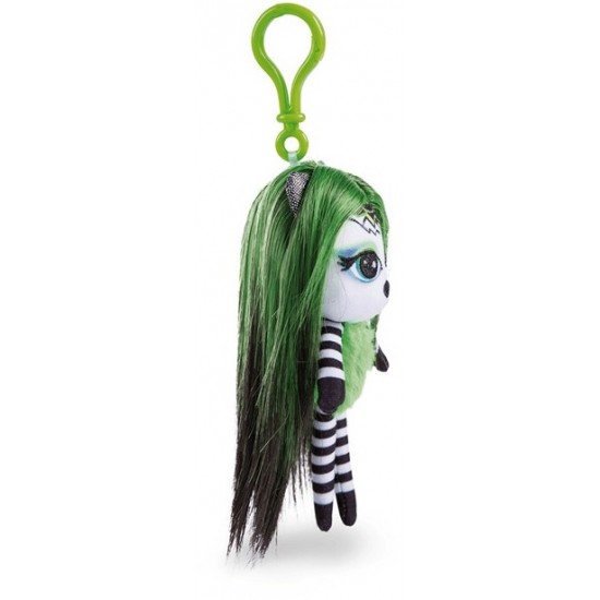 Mīksta rotaļlieta lelle - piekariņš Nici Pixidoos Plush Doll with bagclip 14cm Bami 47502
