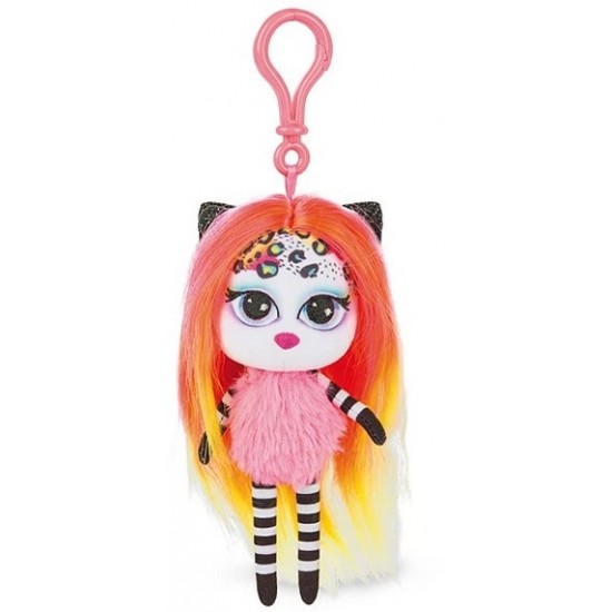 Mīksta rotaļlieta lelle - piekariņš Nici Pixidoos Plush Doll with bagclip 14cm Piku 47503