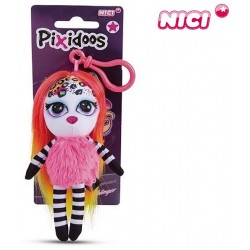 Mīksta rotaļlieta lelle - piekariņš Nici Pixidoos Plush Doll with bagclip 14cm Piku 47503
