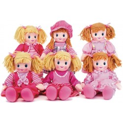 Plush Dolls 6 assorted 50cm 48028