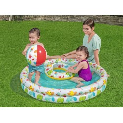 Baseins+bumba+peldriņķis Bestway Play Pool 122x20cm+Ball+Swimming 51124