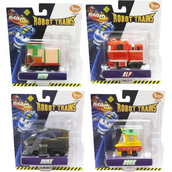Mini transportlīdzekļi Silverlit Mini-Vehicles Robot Trains assorted 13x15cm 54065/80154