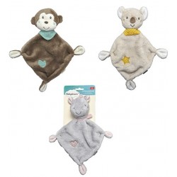 Miega lupatiņa Doudou Babydream Plush Comforter 3 assorted 54517