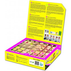 Koka konstruktors Docklets wooden building blocks, 3D flexible, 50 parts, Creepy Crawlies Set 32x32cm 58020