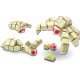 Koka konstruktors Docklets wooden building blocks, 3D flexible, 50 parts, Creepy Crawlies Set 32x32cm 58020