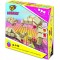 Koka konstruktors Docklets wooden building blocks, 3D flexible, 50 parts, Creepy Crawlies Set 32x32cm 58020