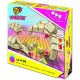 Koka konstruktors Docklets wooden building blocks, 3D flexible, 50 parts, Creepy Crawlies Set 32x32cm 58020