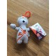 Suvenīrs atslēgu piekariņš Plusch Keyring Wenlock Olympic mascot 12cm 59317-A