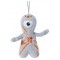 Suvenīrs atslēgu piekariņš Plusch Keyring Wenlock Olympic mascot 12cm 59317-A