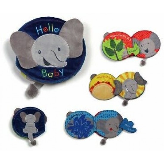 Attīstoša mīksta grāmata Gund Baby Plush Book Hello Baby 20cm 6055529