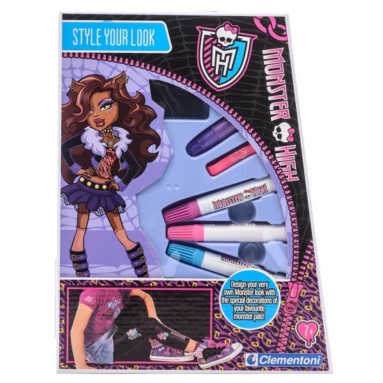 Radošais komplekts "Esi stilīga" Clementoni - Monster High Style Your Look 61170
