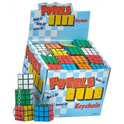 Suvenīrs atslēgu piekariņš Keychain Puzzle Cube 3cm 61689