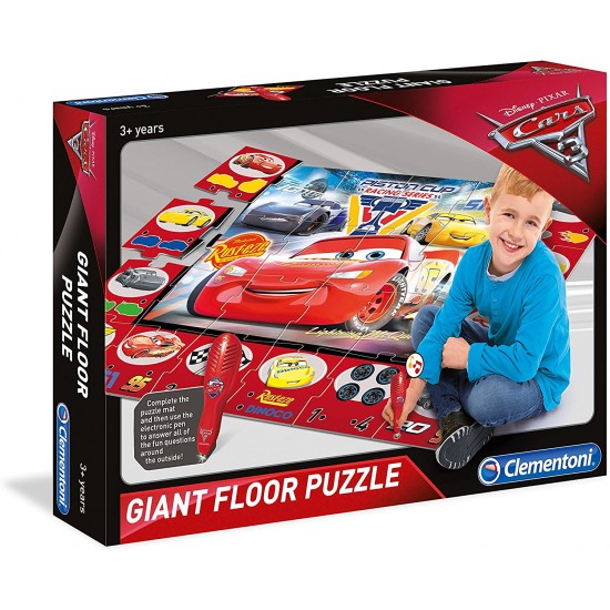 Puzle un attīstoša loģiska spēle viktorīna Vāģi Clementoni Disney Cars 3 Floor Puzzle 61749