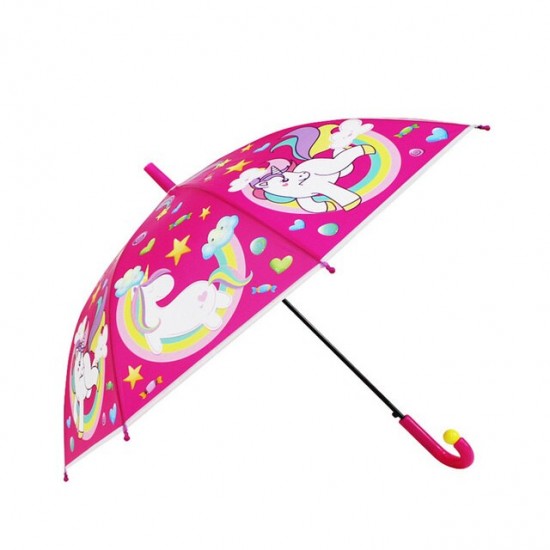 Lietussargs Umbrella with unicorns Ø80cm Automatic 68060