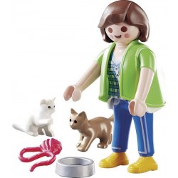 Komplekts Playmobil Playmo-Friends Woman with kittens 70562