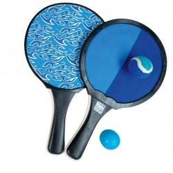 Sporta spēle raketes Happy People Beachball + Velcro Ball Set + 2 balls 74050 
