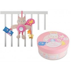Attīstoša piekarama rotaļlieta grabulis Chicco Soft Cuddles Glowing Squirrel in Giftbox 77050