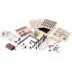 Galda spēļu koka komplekts Wooden game box 9 games 8117ES