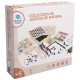 Galda spēļu koka komplekts Wooden game box 9 games 8117ES
