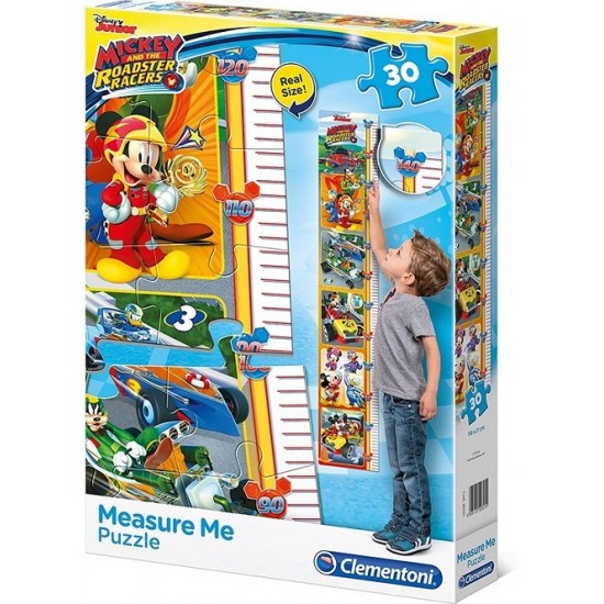 Puzle auguma mērītājs Clementoni Disney Mickey Mouse Measure Me Puzzle 30 pcs 87321