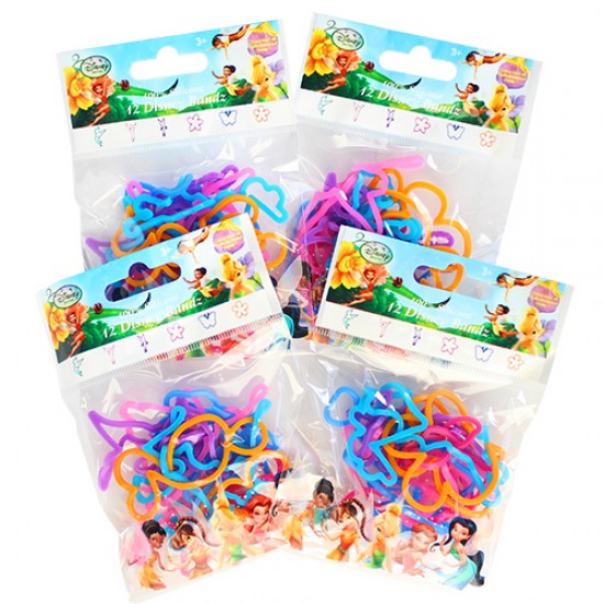 Aproces 12 gabali Silly Bandz Disney Fairy 93031