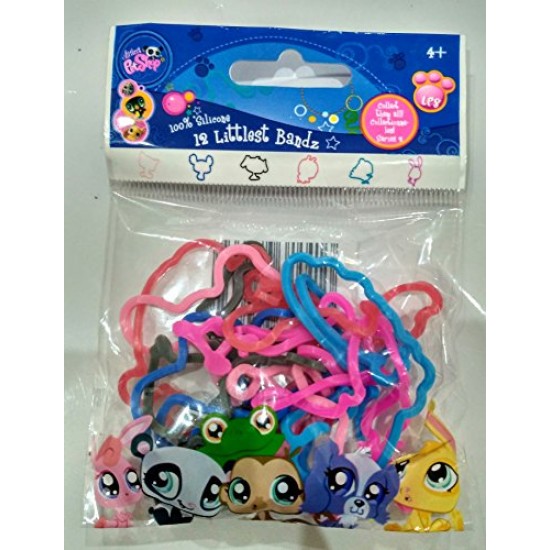 Aproces 12 gabali Silly Bandz Littlest Pet Shop 93032