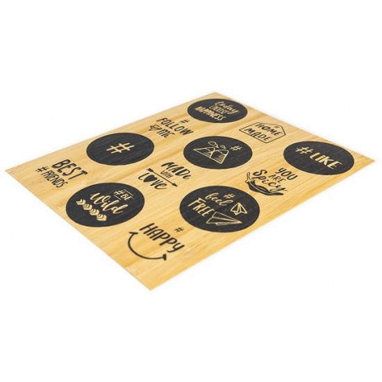 Uzlīmes Trendhaus Let the Adventure Begin Bambus Sticker 950376