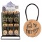 Suvenīrs koka piekariņš Trendhaus Let the Adventure Begin Wooden Key Ring 950390