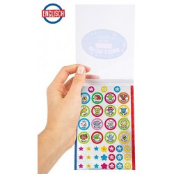 Uzlīmes Trendhaus Glitter Stickers Englisch 320 pieces 953636