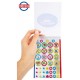Uzlīmes Trendhaus Glitter Stickers Englisch 320 pieces 953636