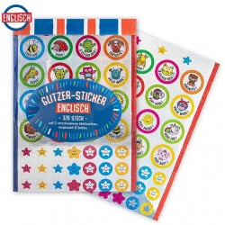 Uzlīmes Trendhaus Glitter Stickers Englisch 320 pieces 953636