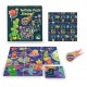 Spēle divpusīga puzzle Trendhaus Mini Space Adventure Logical Doublesided Puzzle 9 pcs 95863