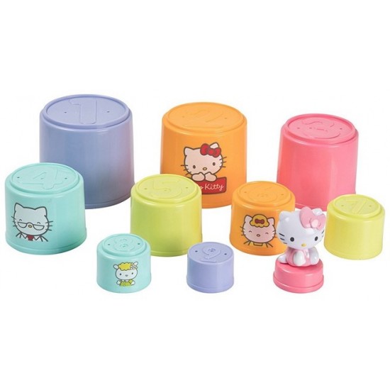 Piramīdas tornis Hello Kitty Stacking Cups 96011 