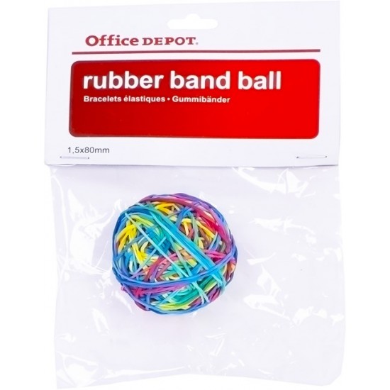 Kancelejas komplekts - gumijas Rubber Band Ball 5cm 980551