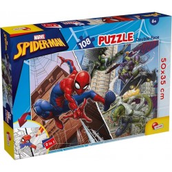 Puzle Zirnekļcilvēks Lisciani Marvel Spiderman Double-Face Puzzle 108 pcs. 99702