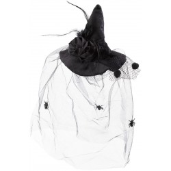 Karnevāla matu stīpa Witch hat Miniature with headband 998429